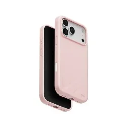 Uniq Hybrid Lino MagSafe Case for iPhone 18 Pro - Pale Rose